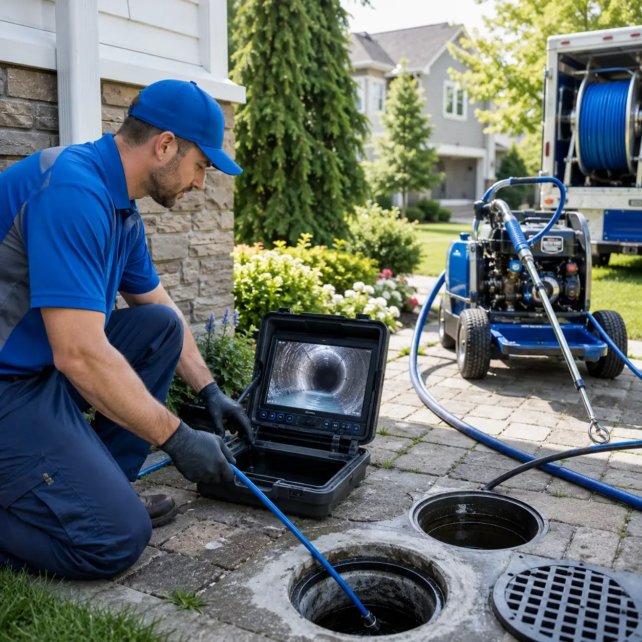 Outdoor drain cleaning professionals serving Thomas, OK