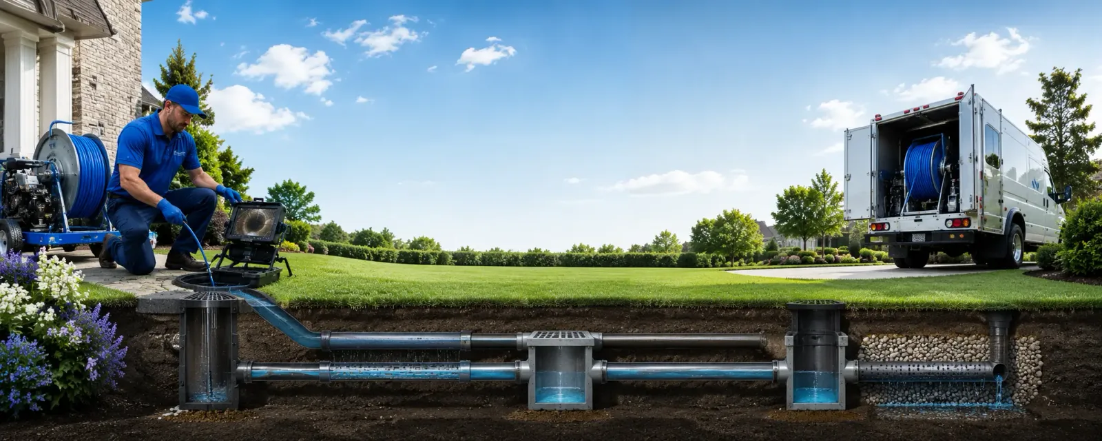 Outdoor drain cleaning information for Thomas, OK